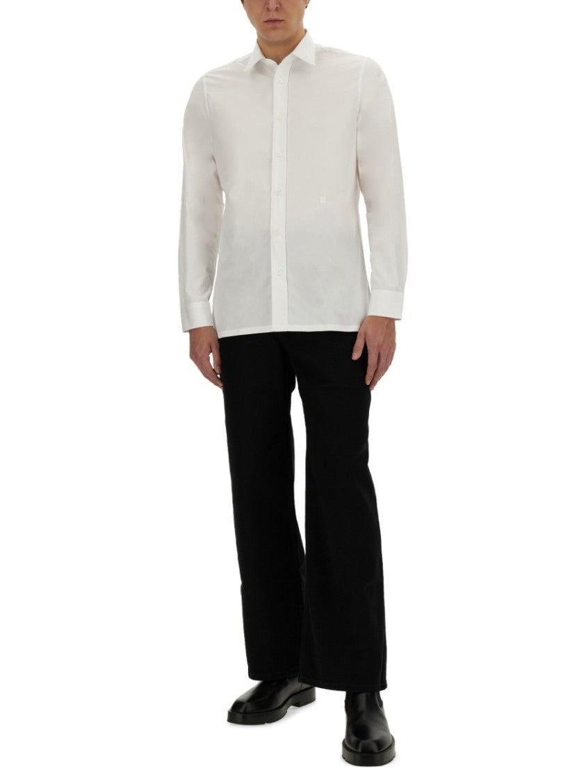 Tailored White Cotton Shirt