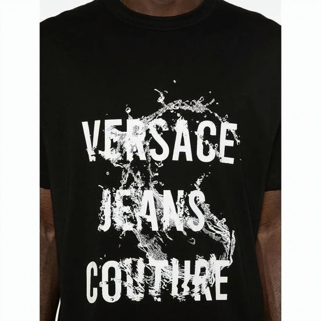 Graphic Print Black Short-Sleeve T-Shirt