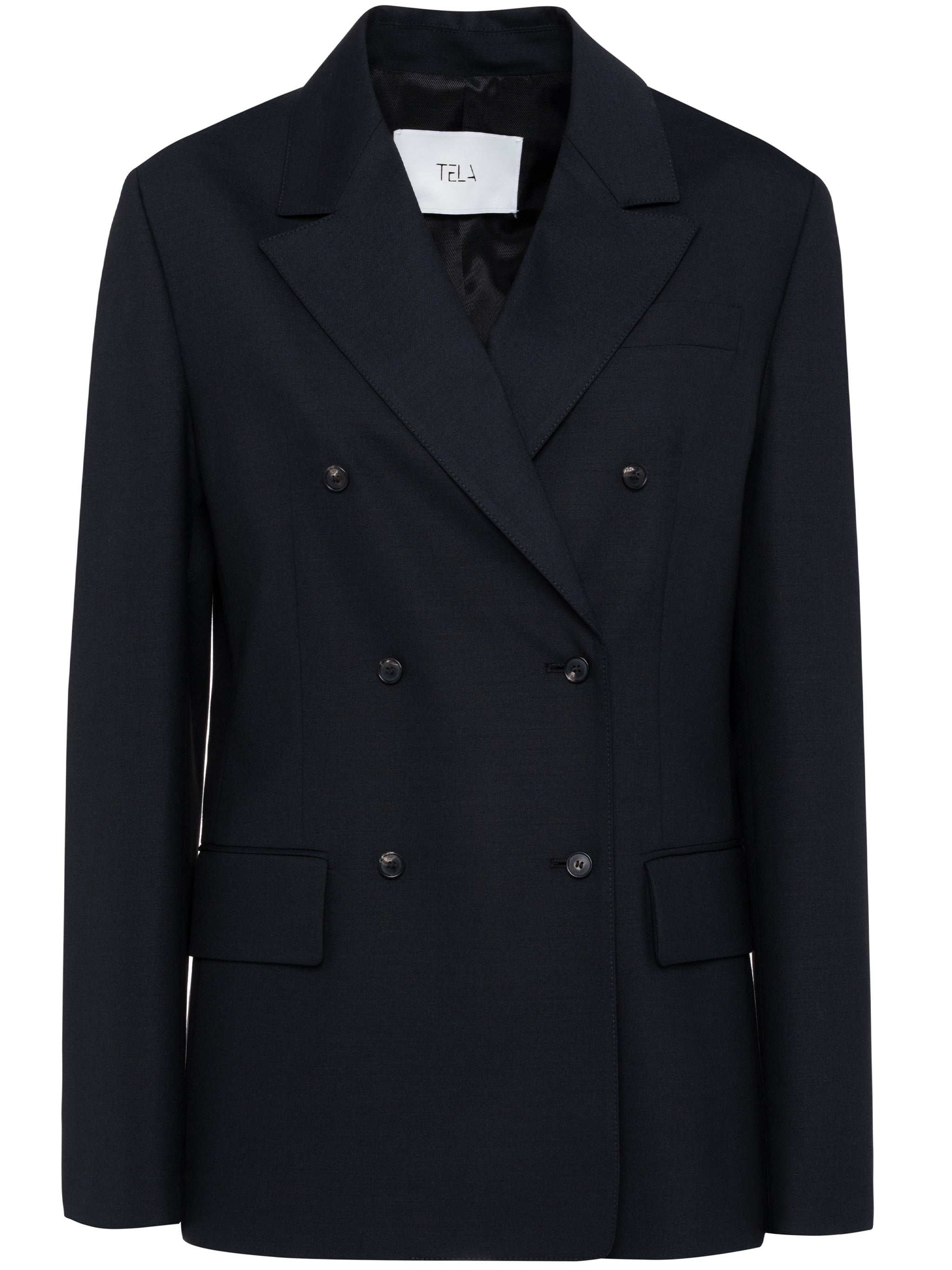 Soho Tailored Double-Breasted Blazer
