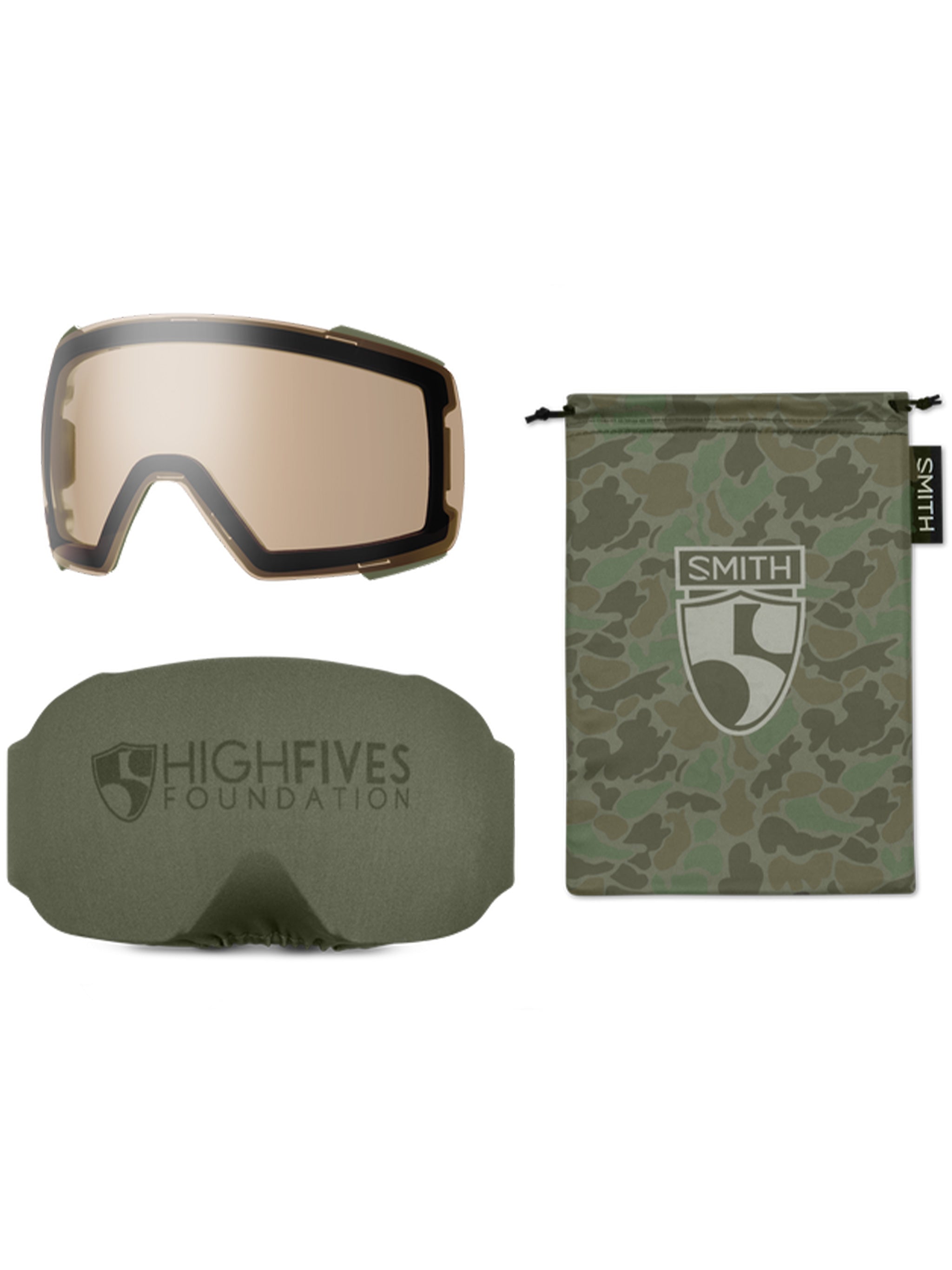 Camouflage Io Mag Wraparound Ski Goggle