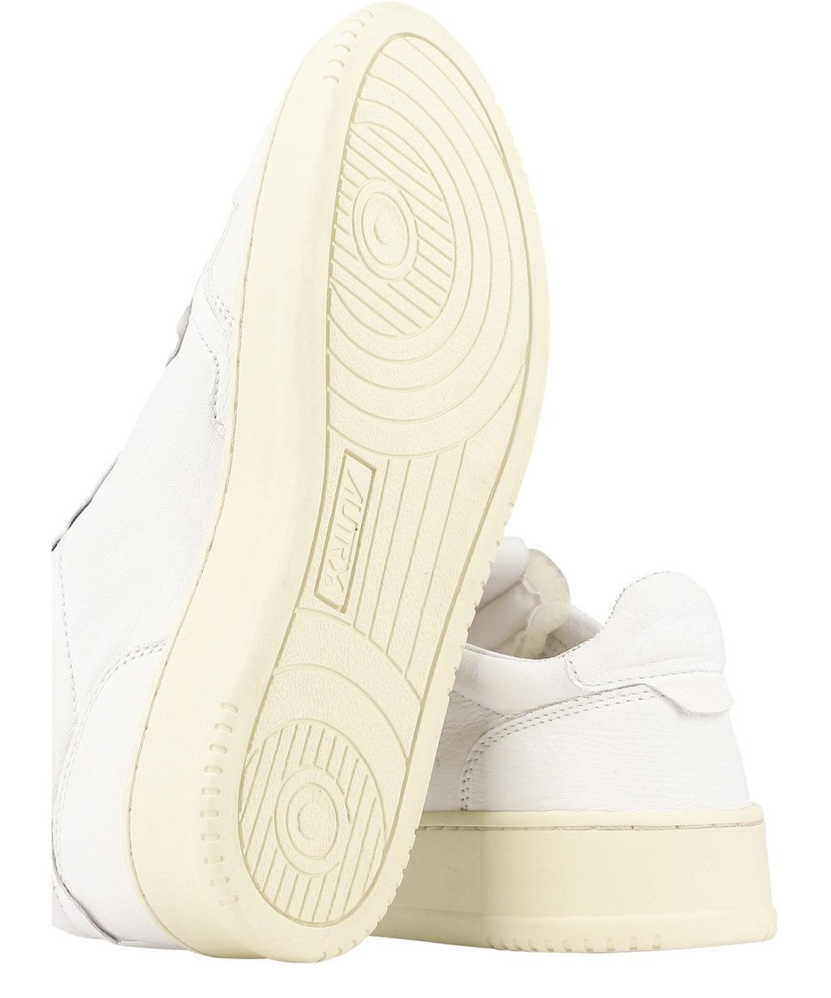 Low-Top Sneakers With Perforated Detailing
