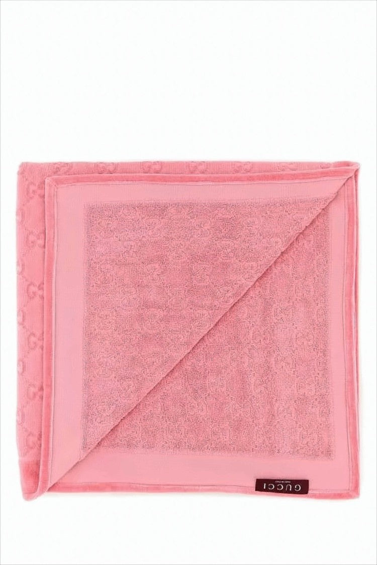 Textured Cotton Scarf with Plush Finish