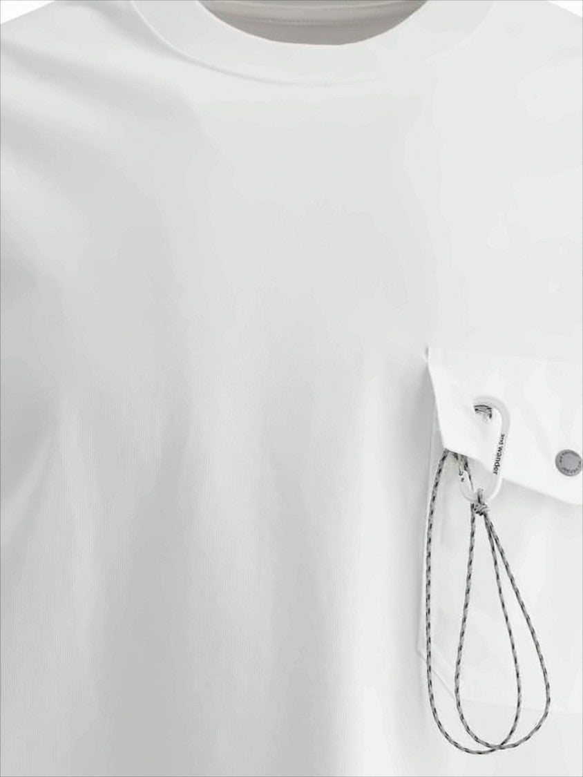 Minimalist Long-Sleeve Cotton T-Shirt With Chest Pocket