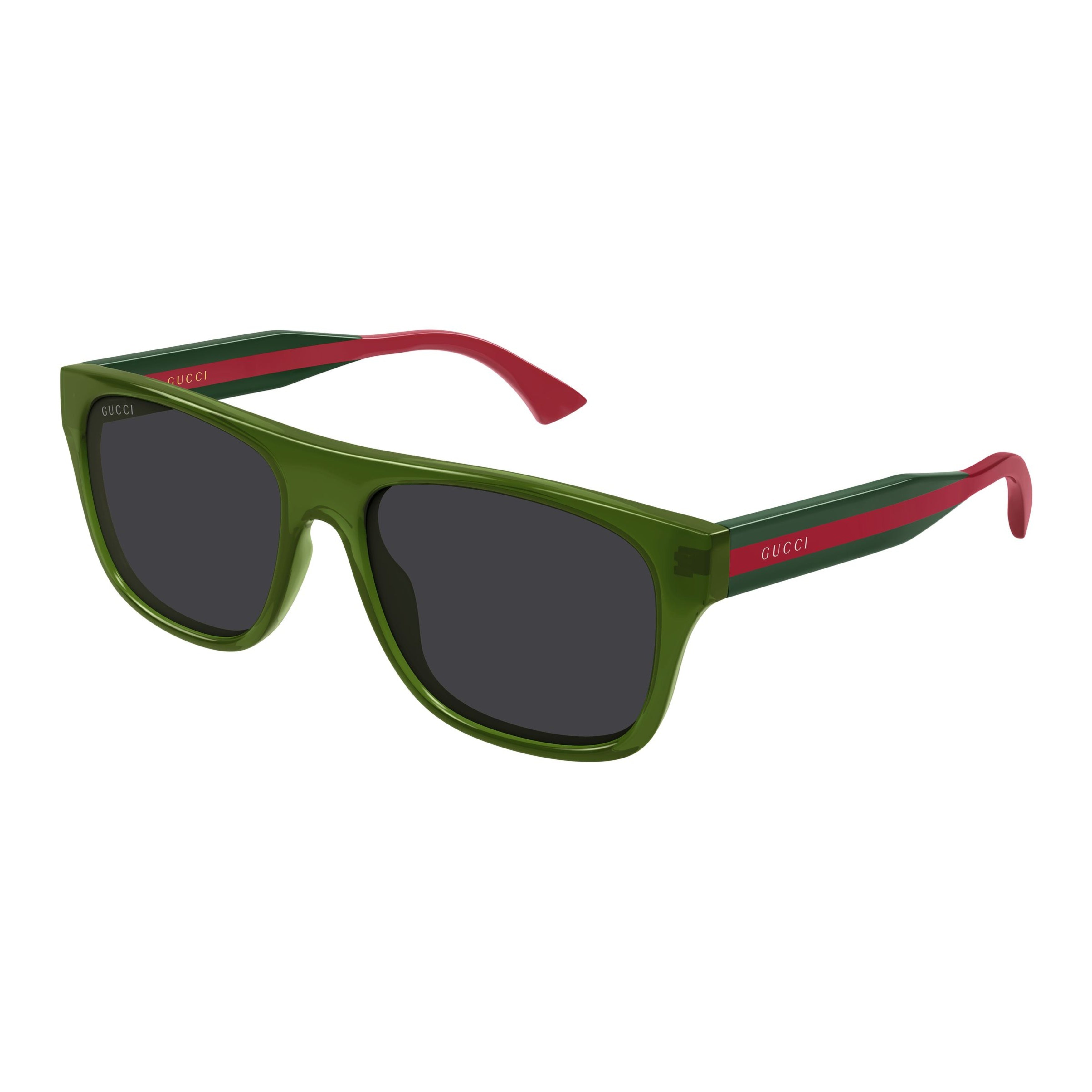 Gg2119s Rectangular Olive Green Sunglasses