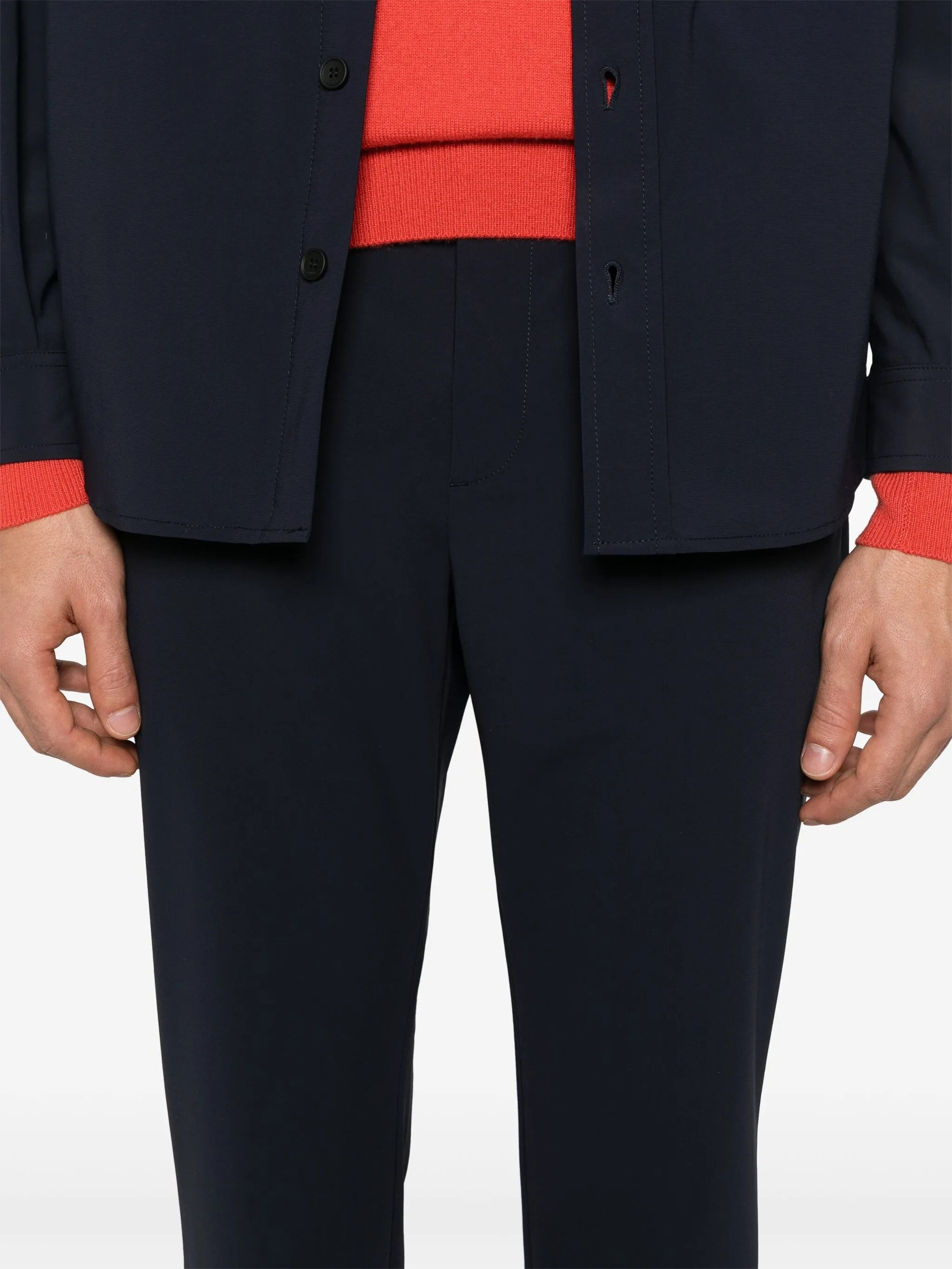 Tailored Straight Leg Classic Waistband Trousers