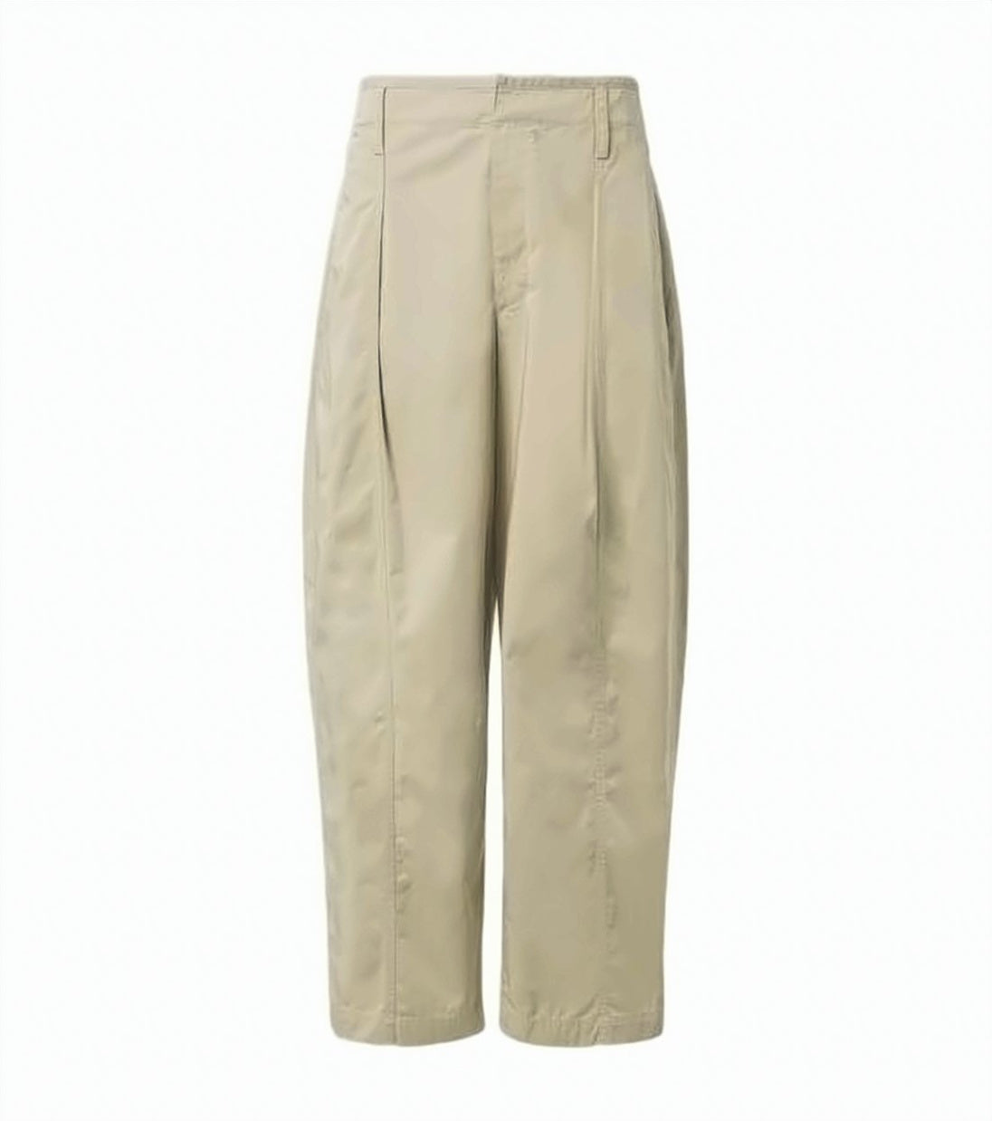 Tailored Straight Pants with High Waist