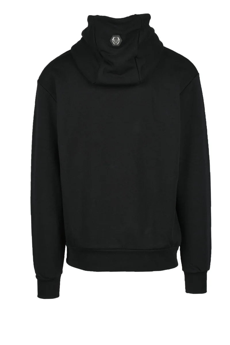 Cotton/Polyester Sweatshirt - Black
