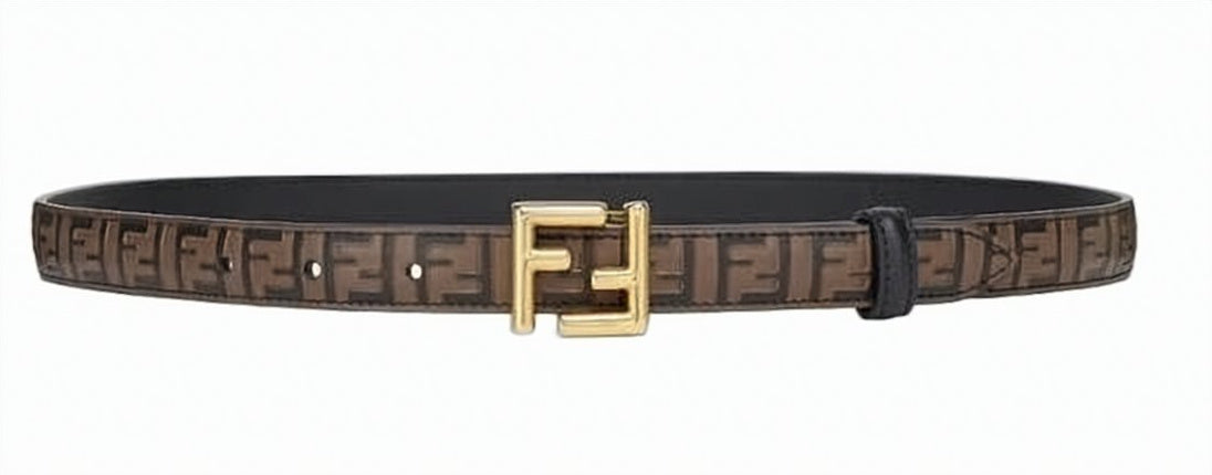Regular Width Monogram Calf Leather Belt