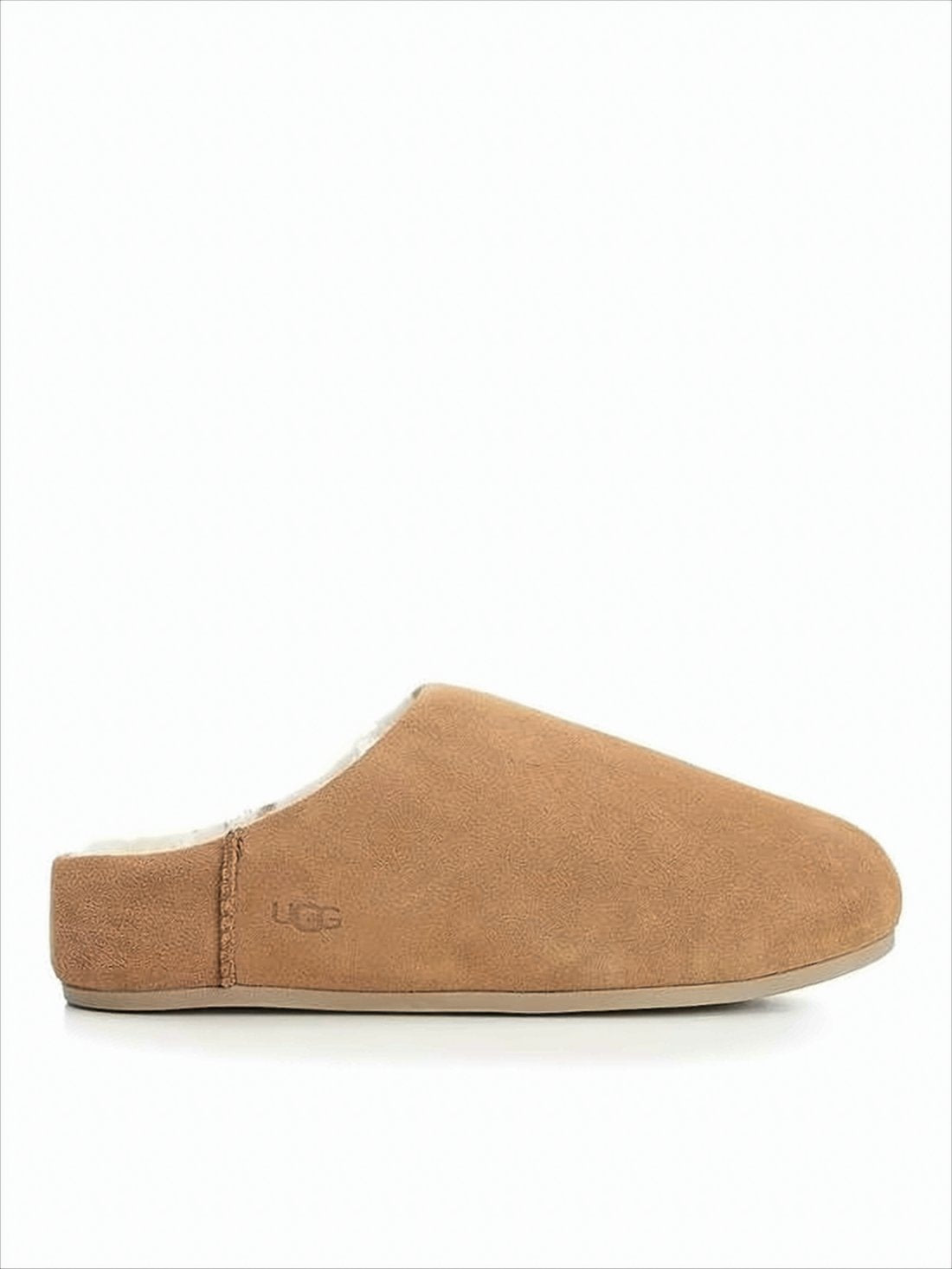 Suede Slip-On Flats with Plush Fur Lining