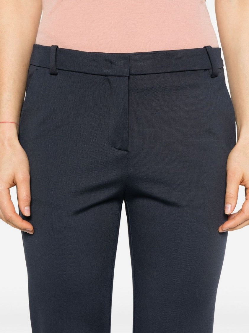 Tailored Black Trousers With Smooth Texture