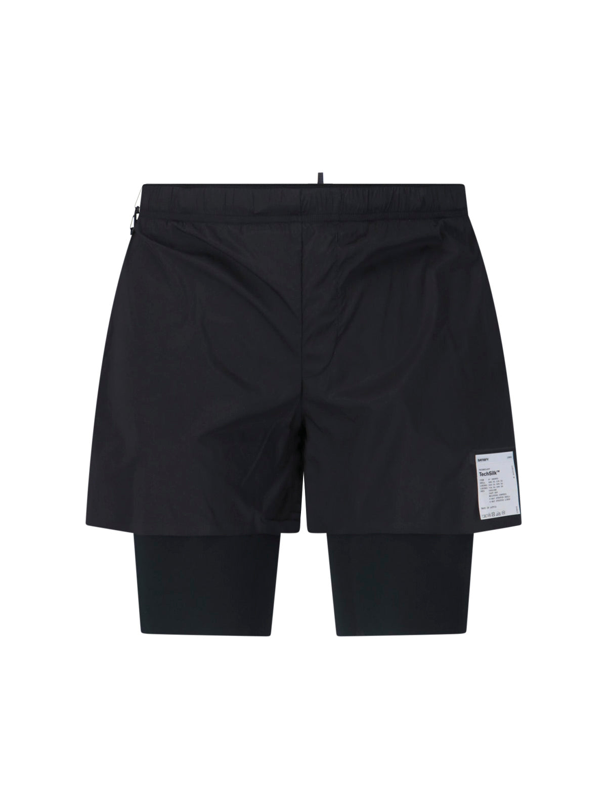 Black TechSilk 8 Performance Shorts