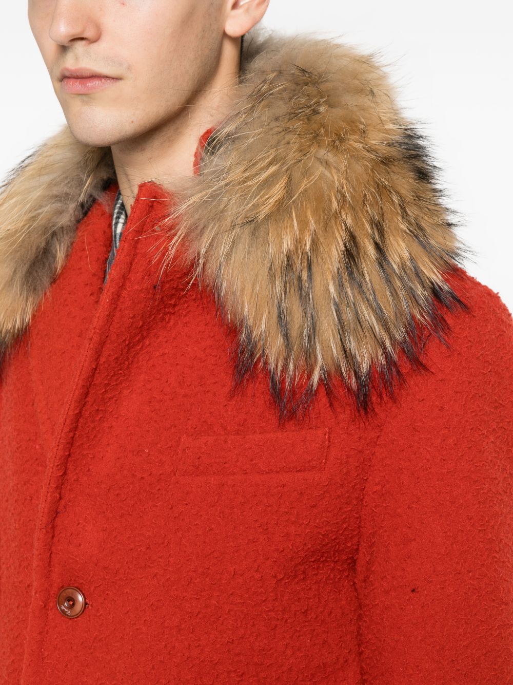 Capalbio Rossa Jacket In Virgin Wool