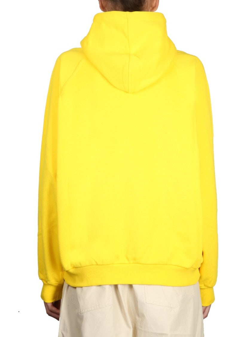 Relaxed-Fit Drawstring Hood Sweatshirt