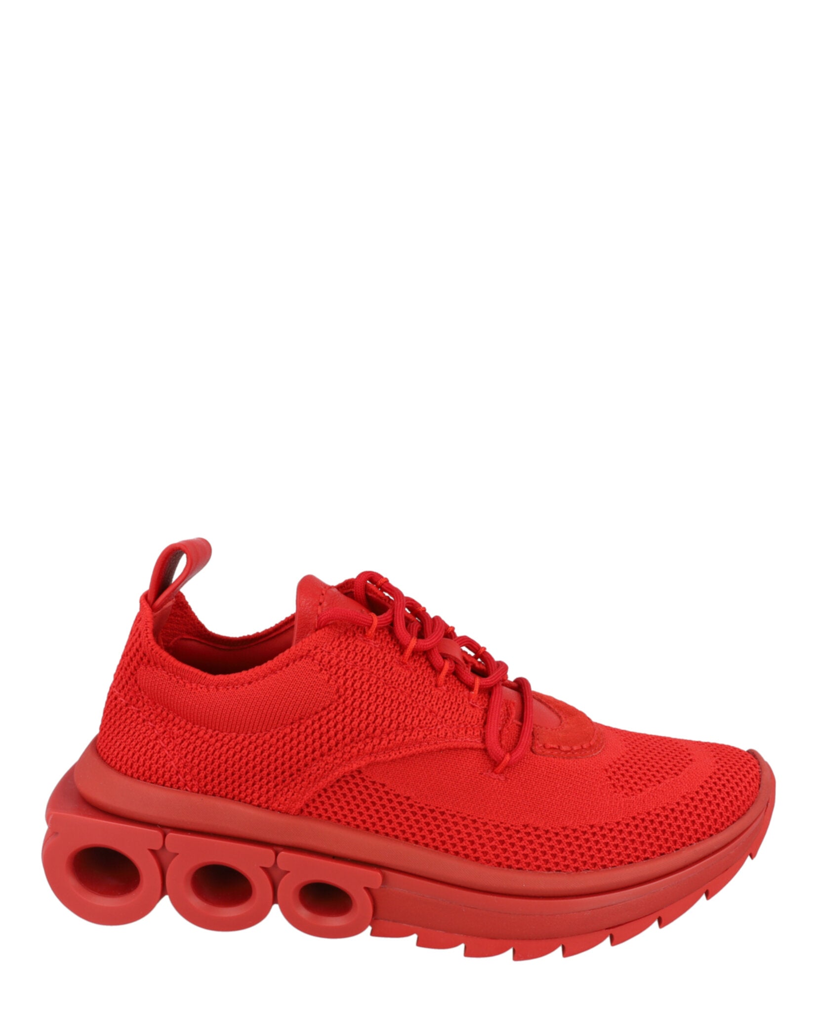Nima Knit Gancini Low-Top Sneakers