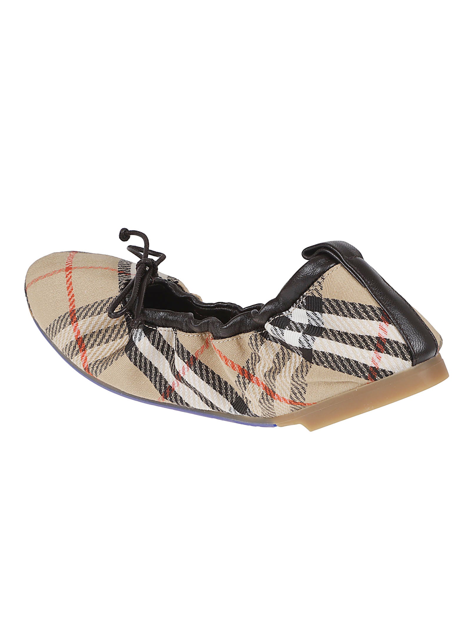 Checkered Patterned Flat Shoes
