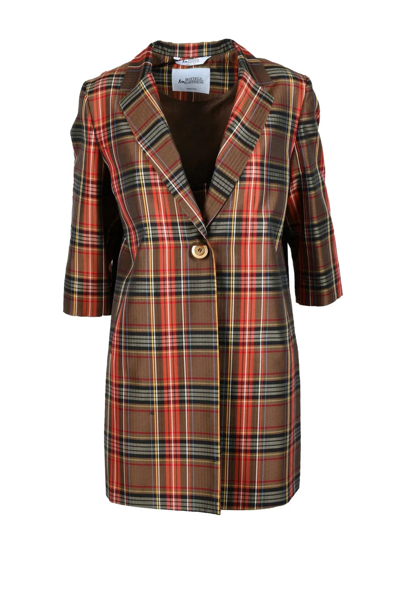 Brown/Red Stretch Coat