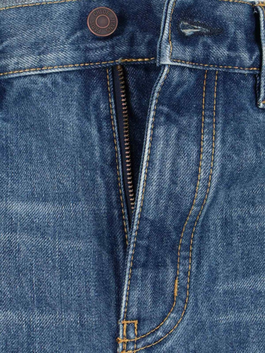 Straight-Leg Denim Jeans With Timeless Five-Pocket Design
