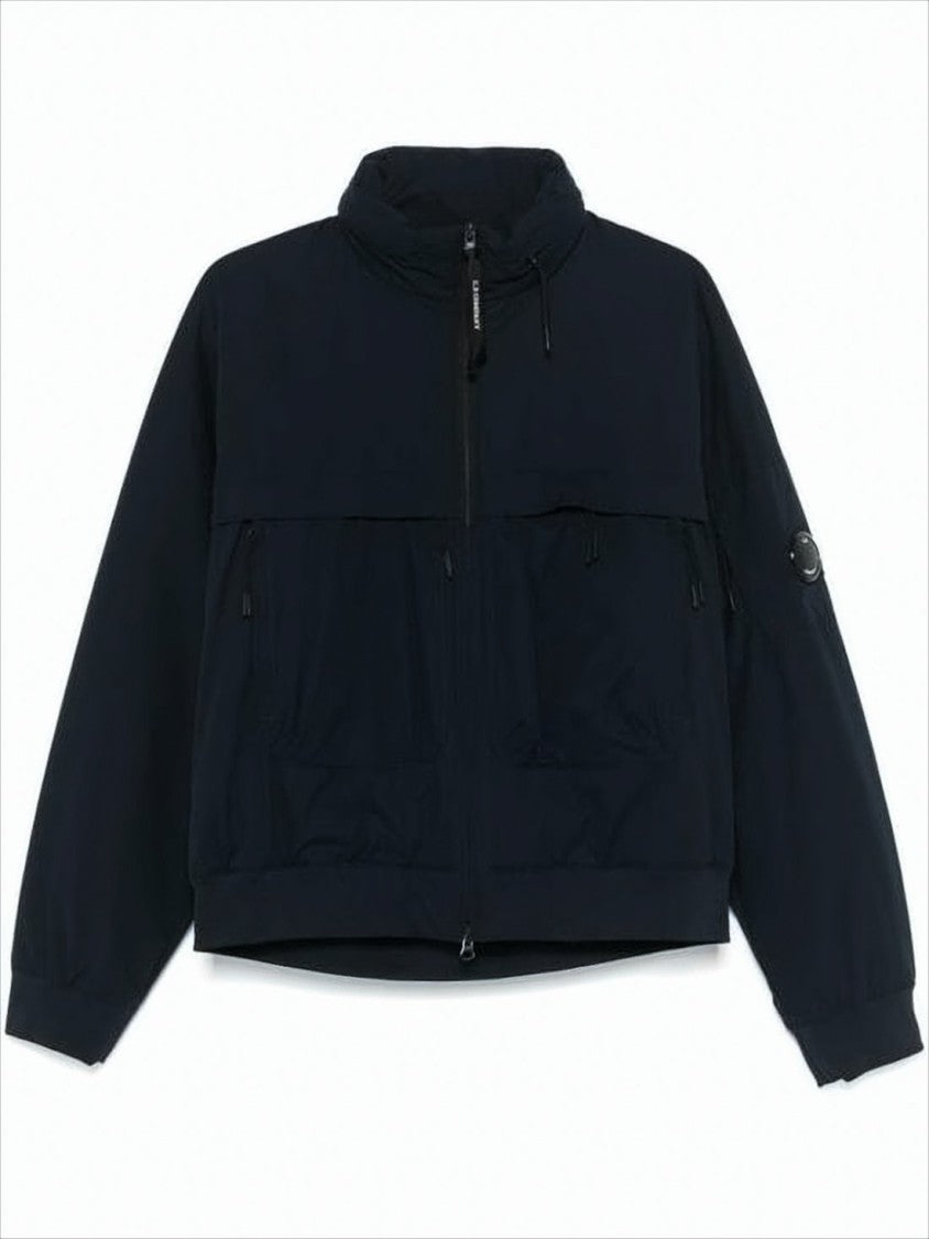 Padded Jacket With High Collar And Zippered Pockets