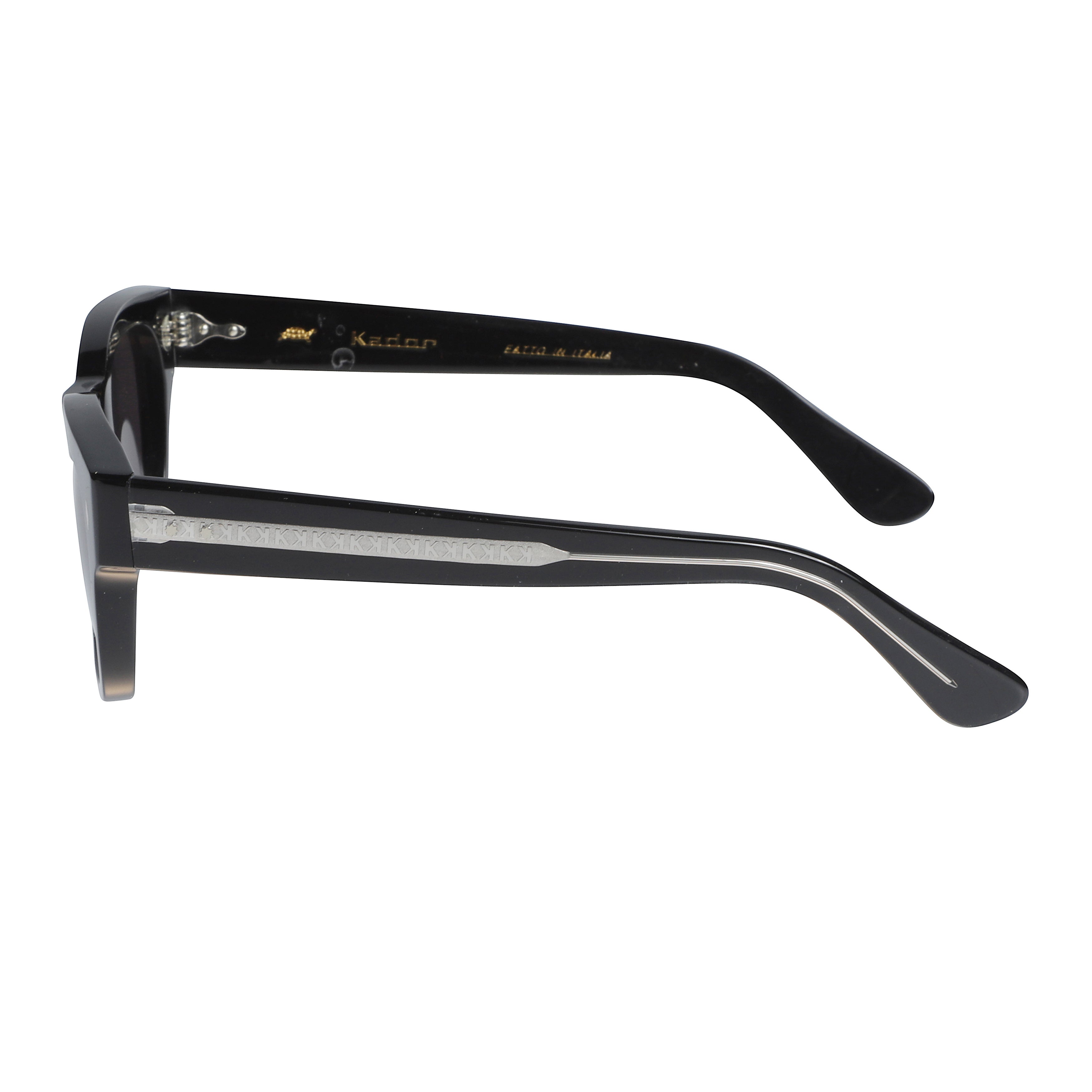 Timeless/N 1962 Glossy Black Rectangular Frame Sunglasses