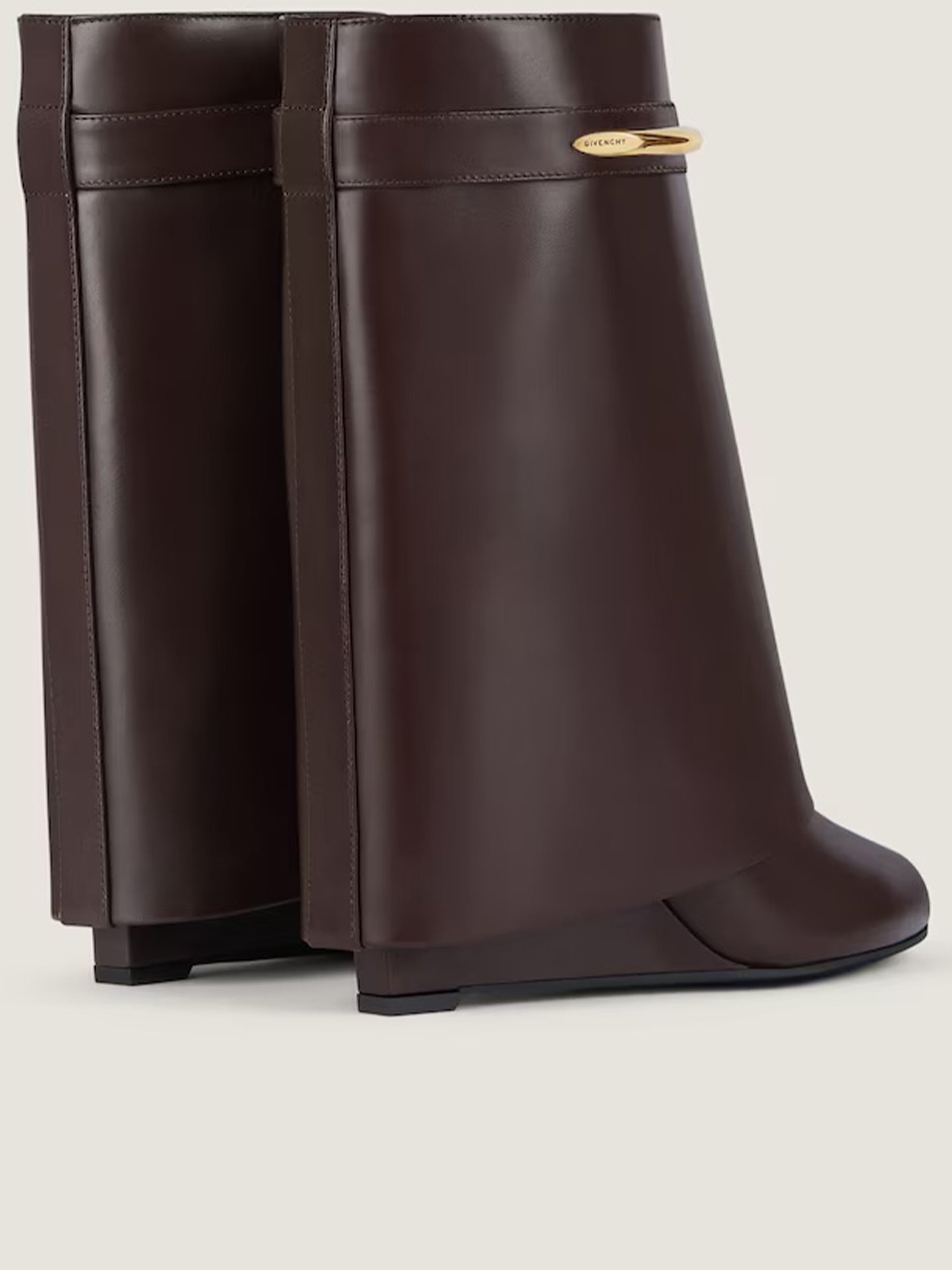 Heel Ankle Boot Pointed Calf Leather