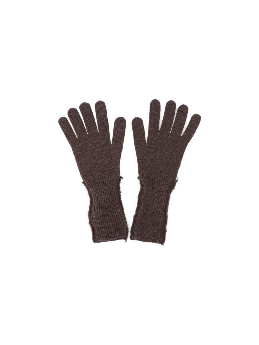 Classic Brown Gloves With Smooth Texture