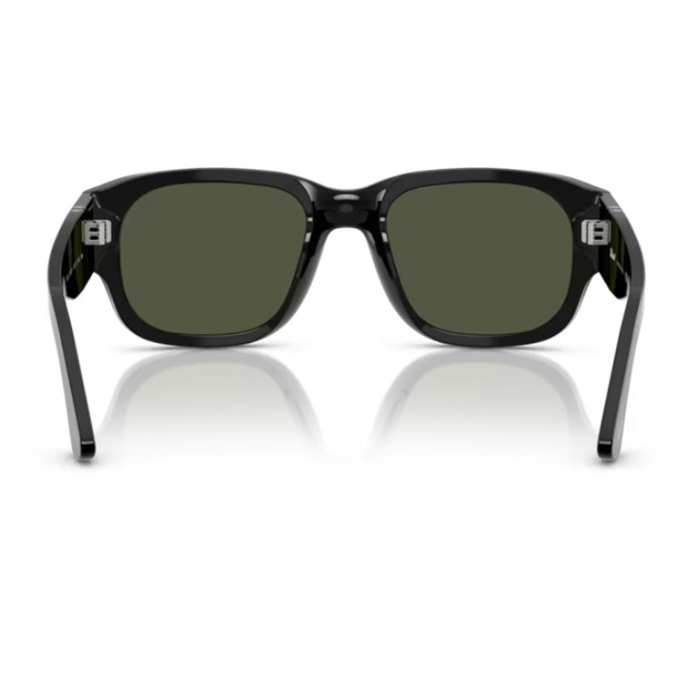 Po3380S Square Black Acetate Sunglasses