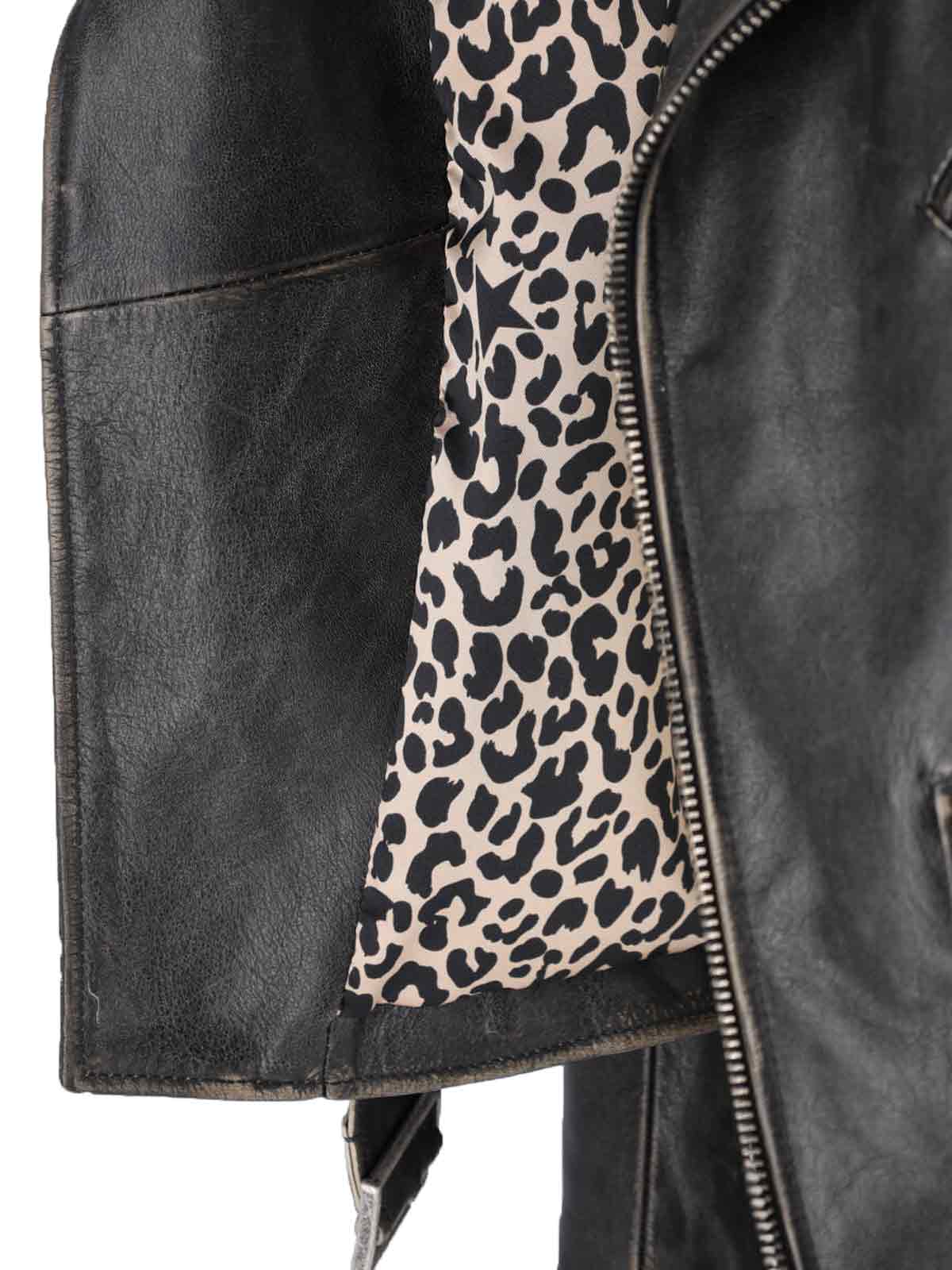 Biker Jacket, In Black Calfskin
