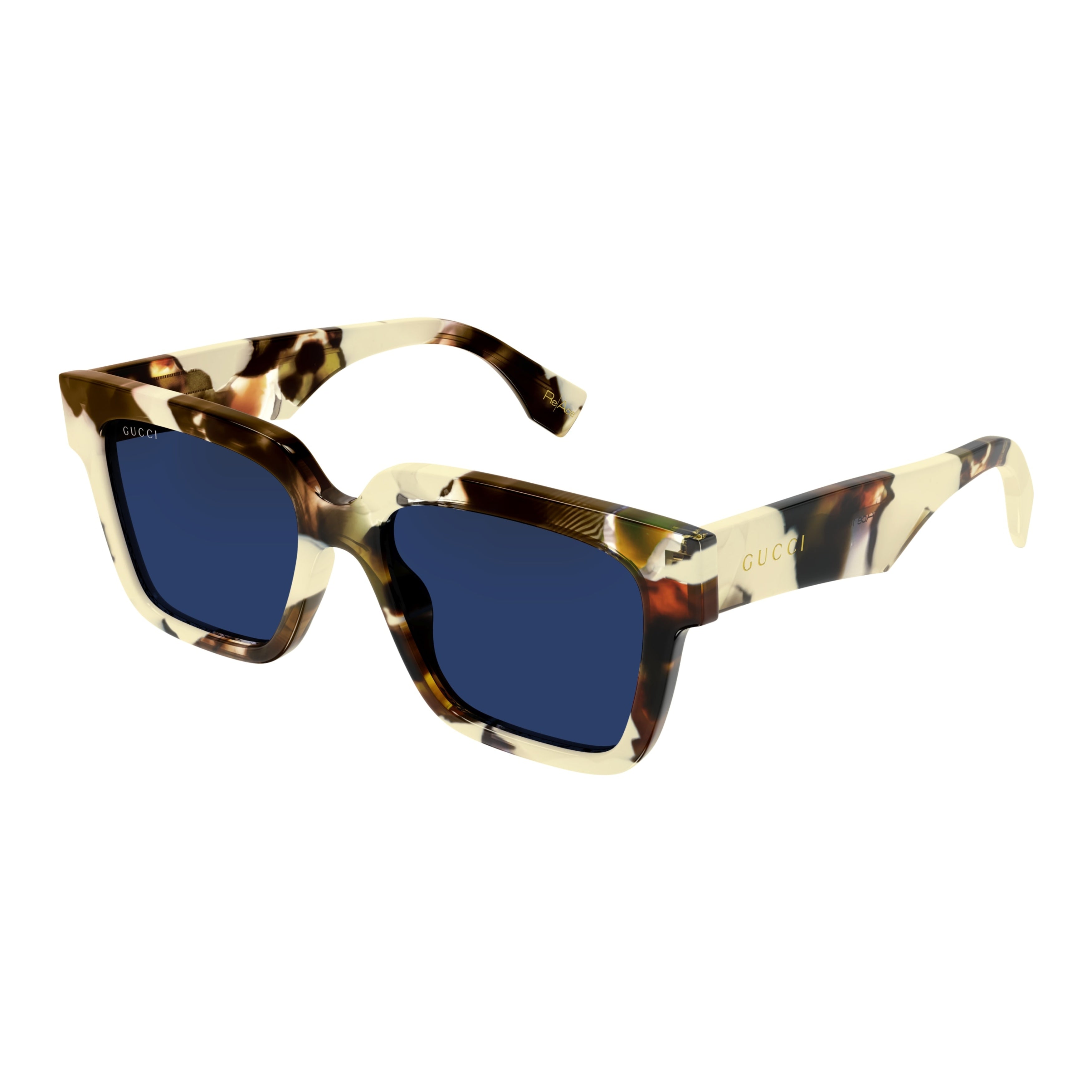 Gg1626s Bold Square Frame Tortoiseshell Sunglasses