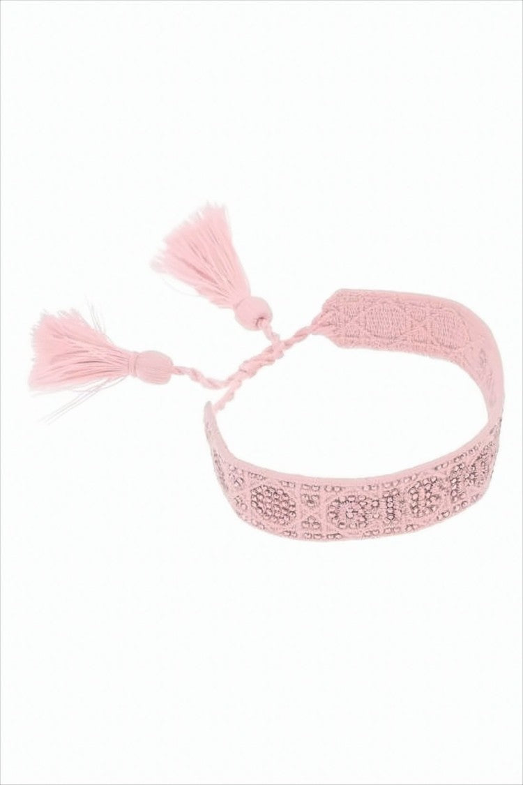 Intricate Woven Bracelet with Adjustable Ties by Christian Dior