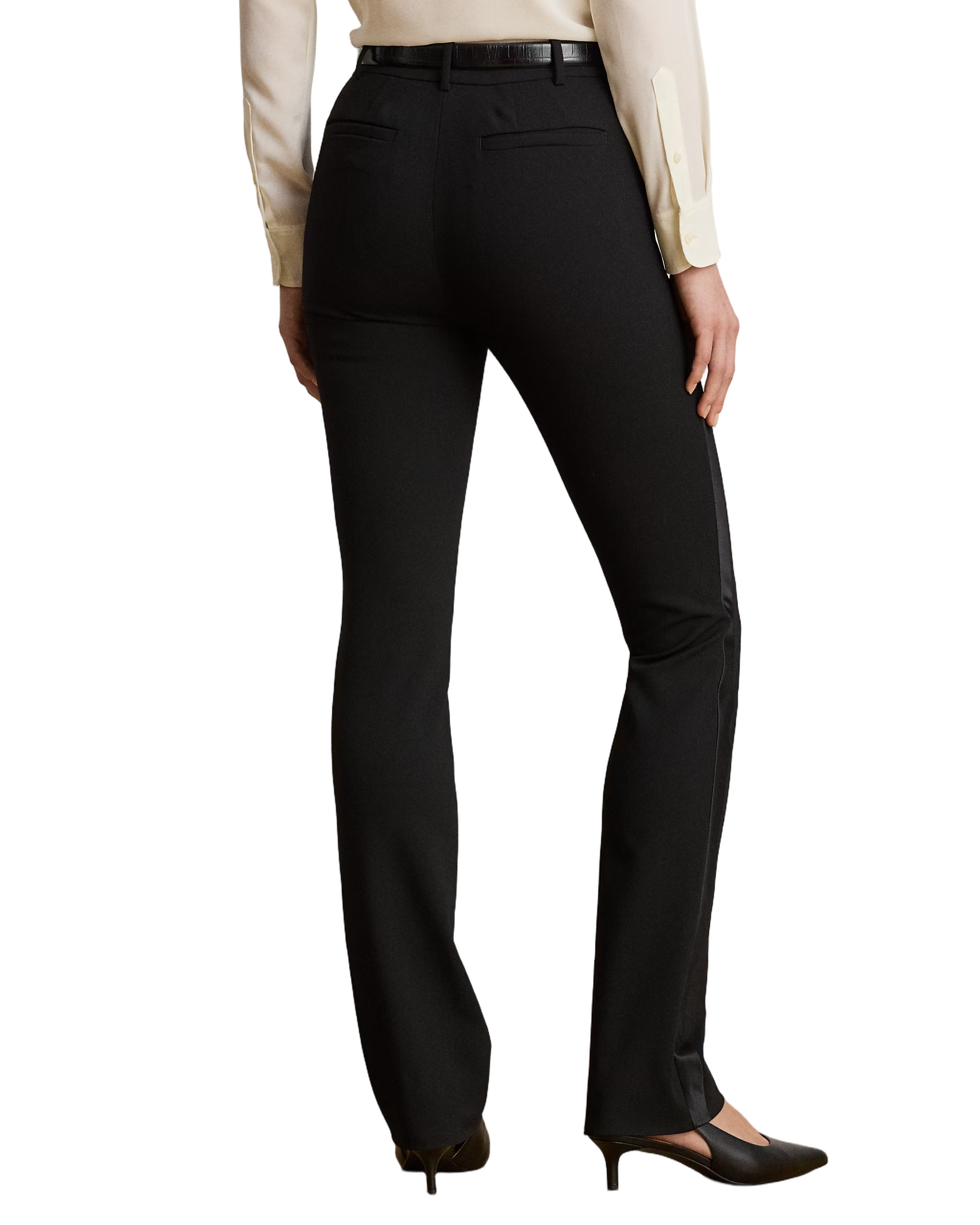 Korette Full-Length Flat-Front Pants With Modern Silhouette