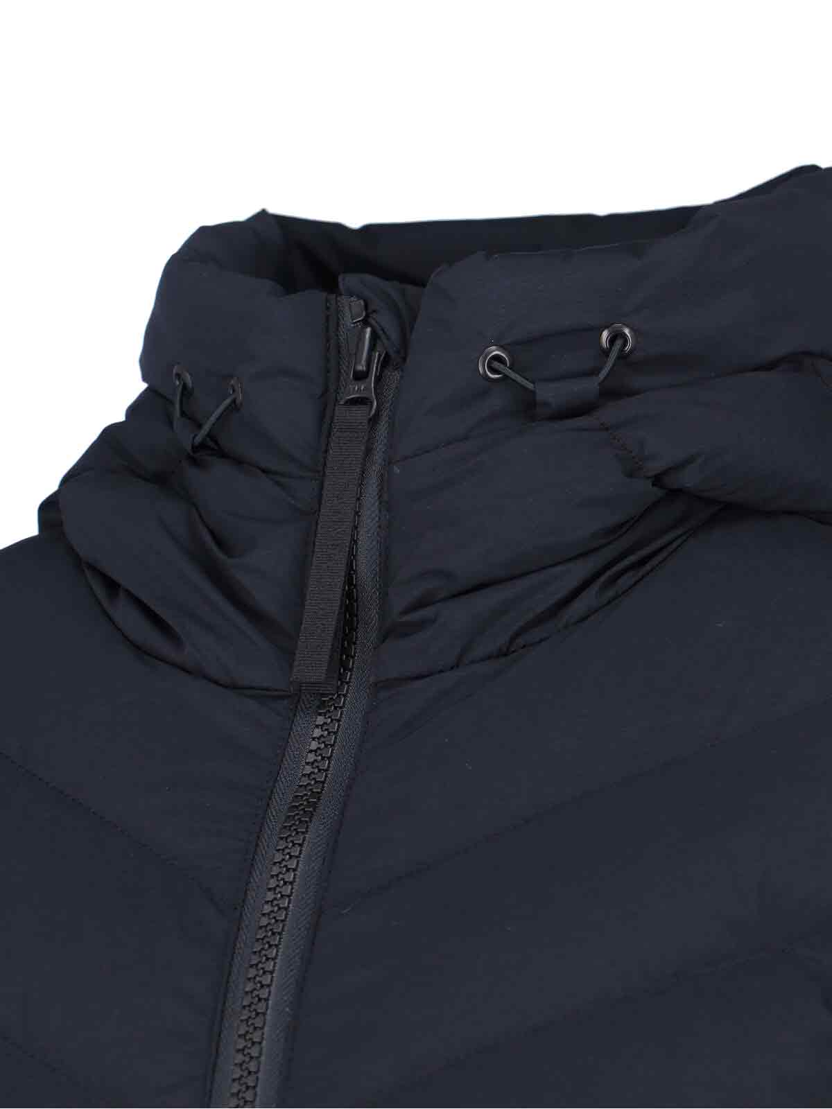 Black Clair Quilted Aira Fabric Coat