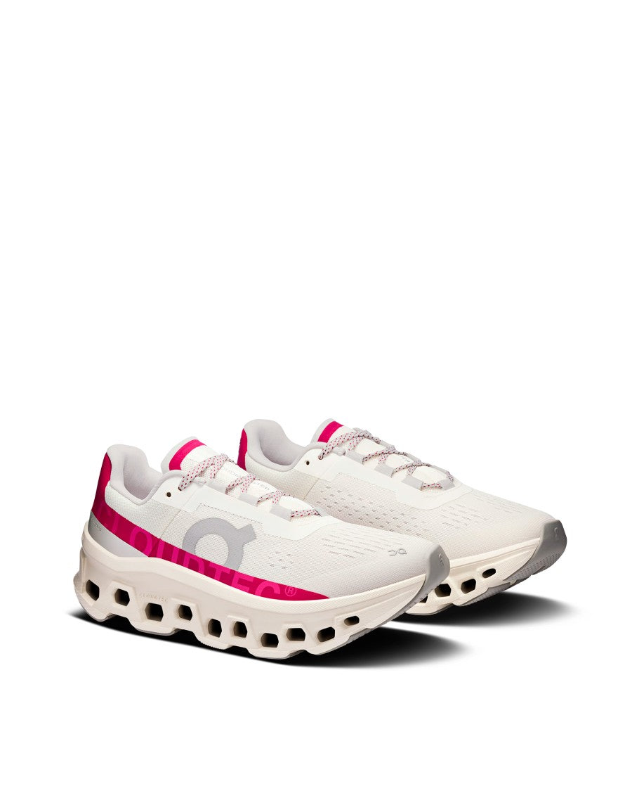 Cloudmonster Sneakers In Ivory With Grenadine Accents