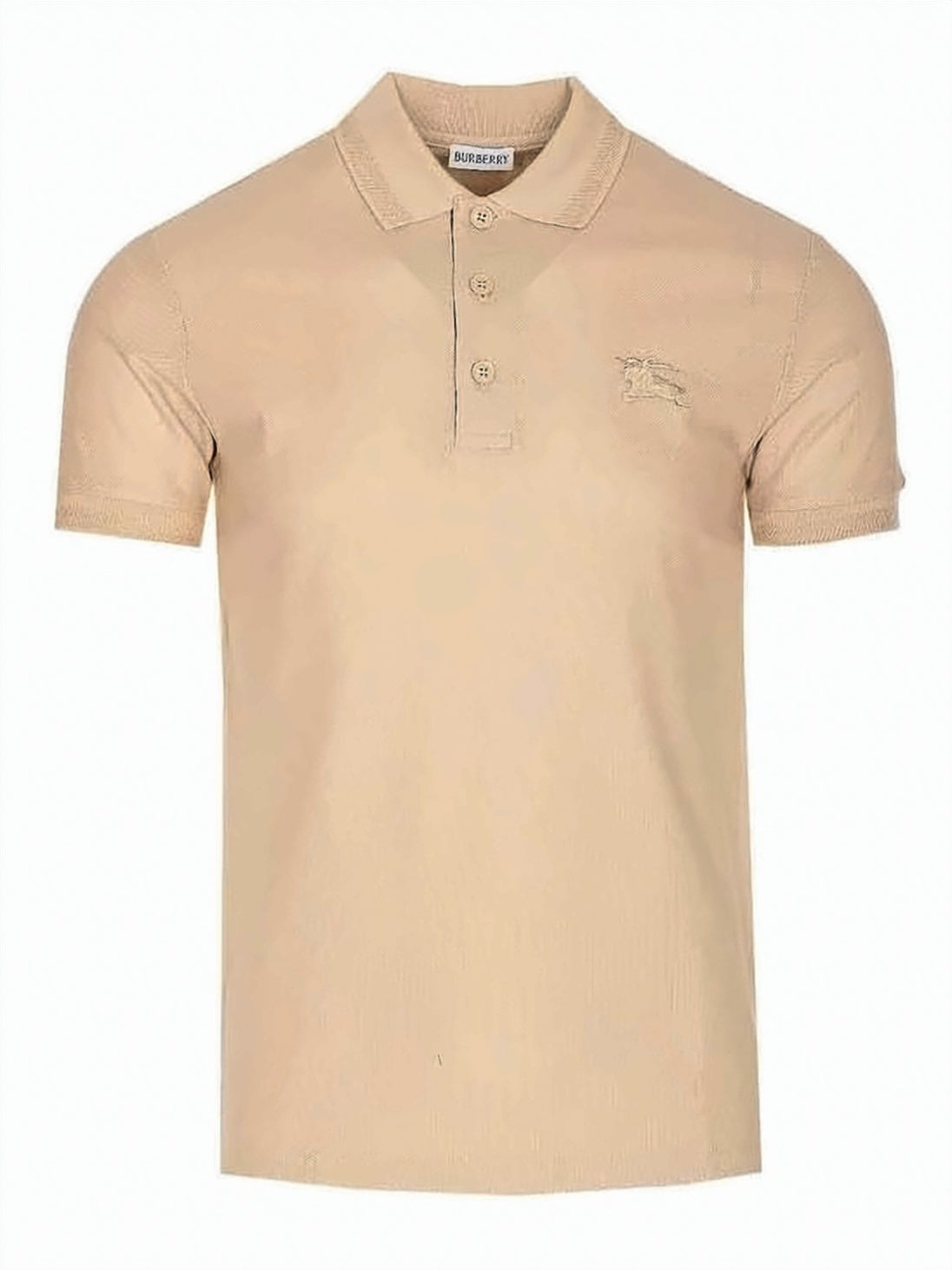 Short-Sleeve Polo Shirt With Ribbed Collar