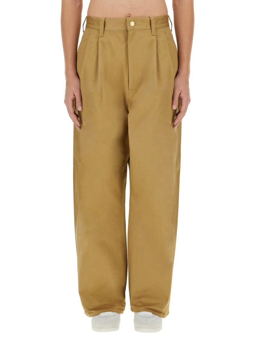 Relaxed Wide-Leg Pants With High Waist
