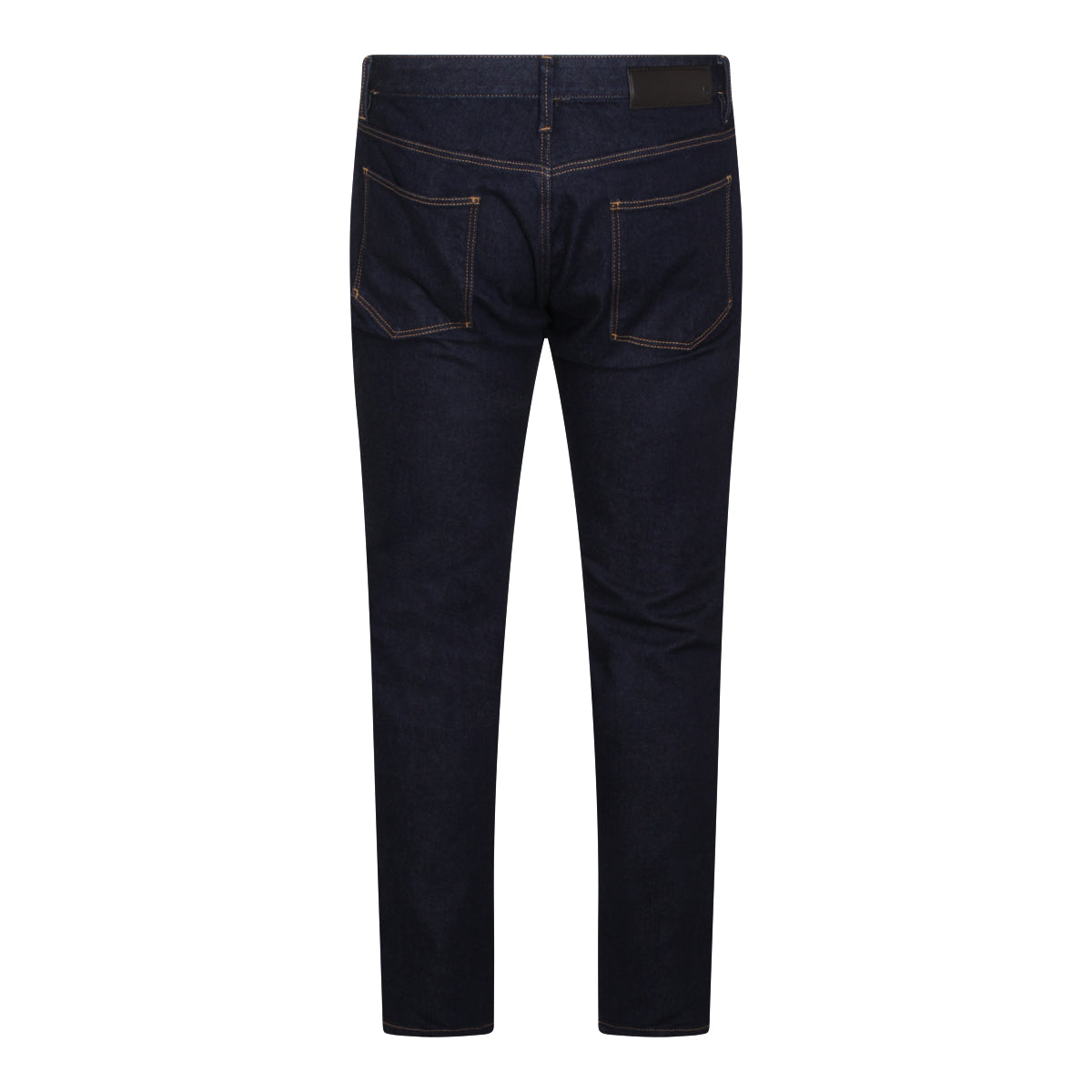Slim-Fit Dark Blue Denim Jeans