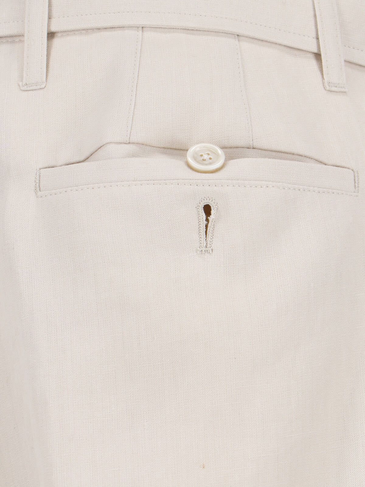 High-Waisted Tailored Trousers With Adjustable Buckle Belt