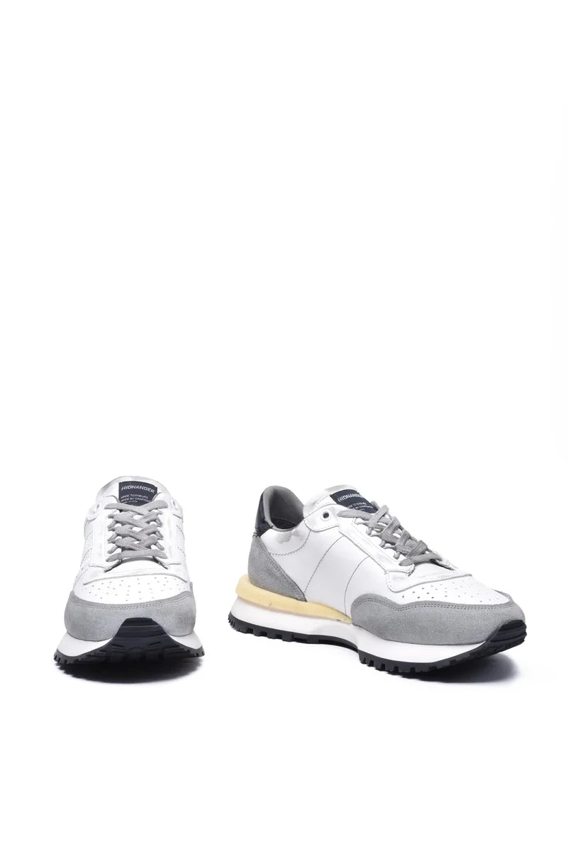 White/Grey Tenkei Sport Sneakers