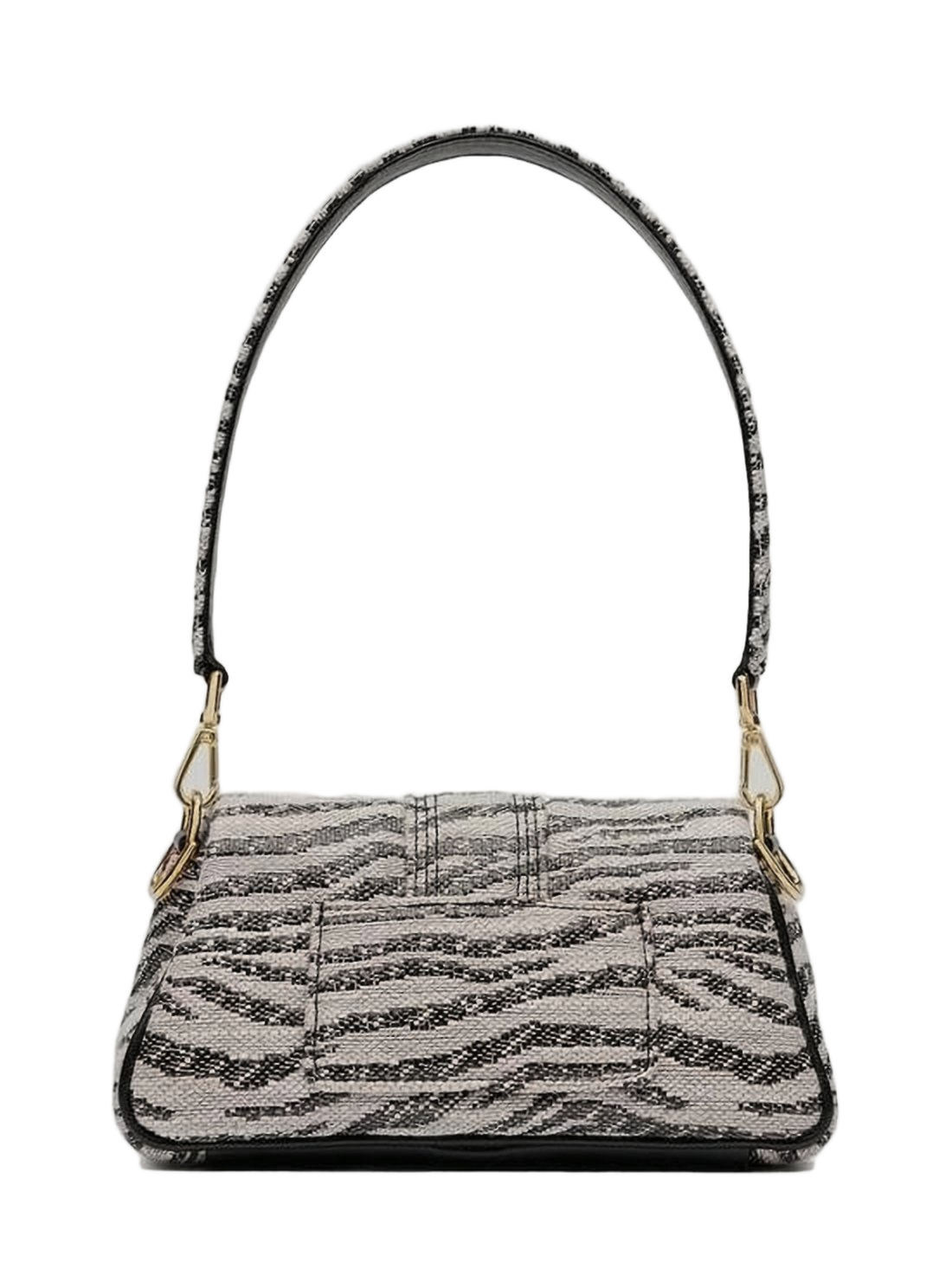 Textured Fabric Shoulder Bag