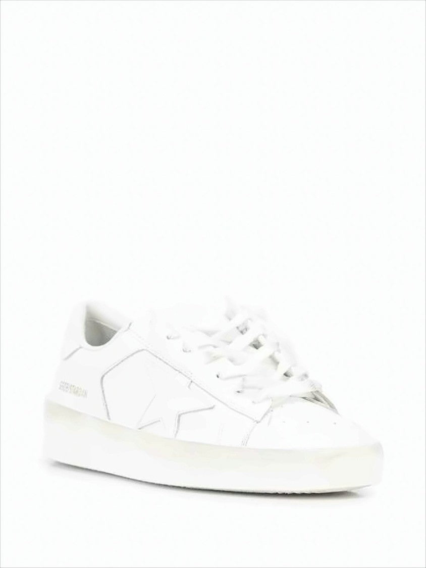 Low-Top Sneakers With Star Panel And Vintage Detailing