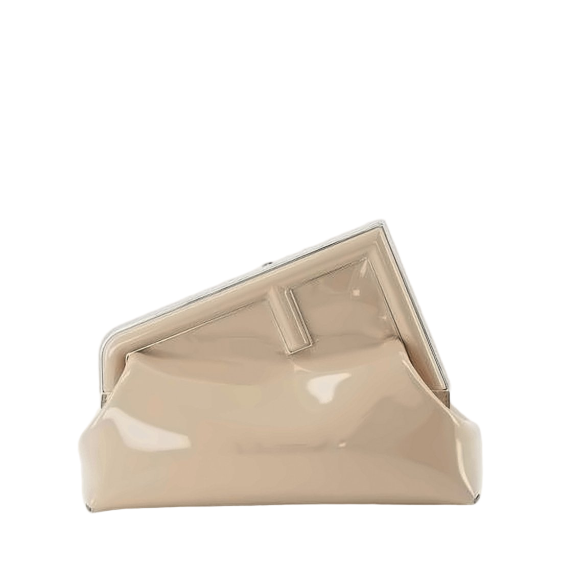 Structured Calf Leather Shoulder Bag