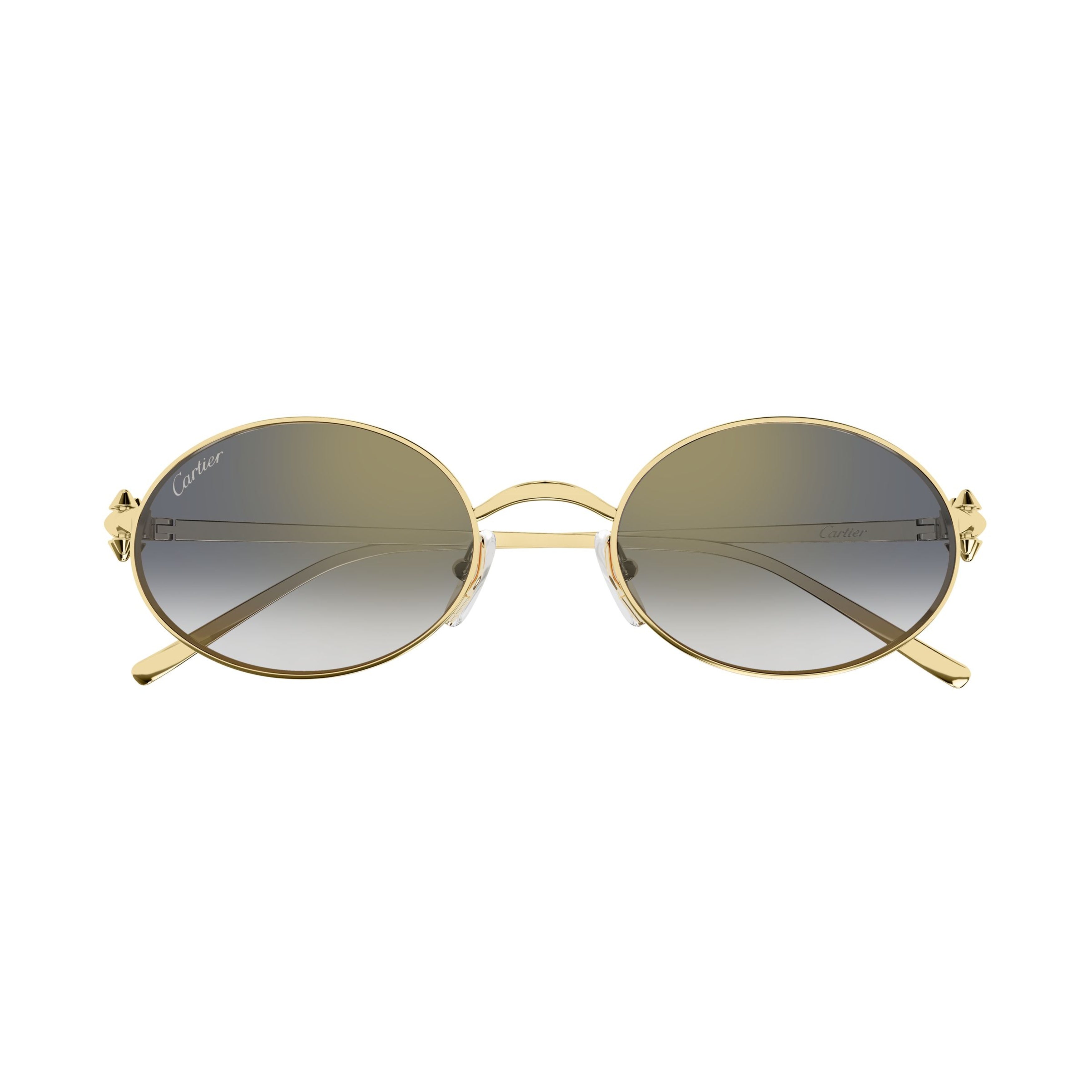 Ct0644s Gold Metal Oval Sunglasses