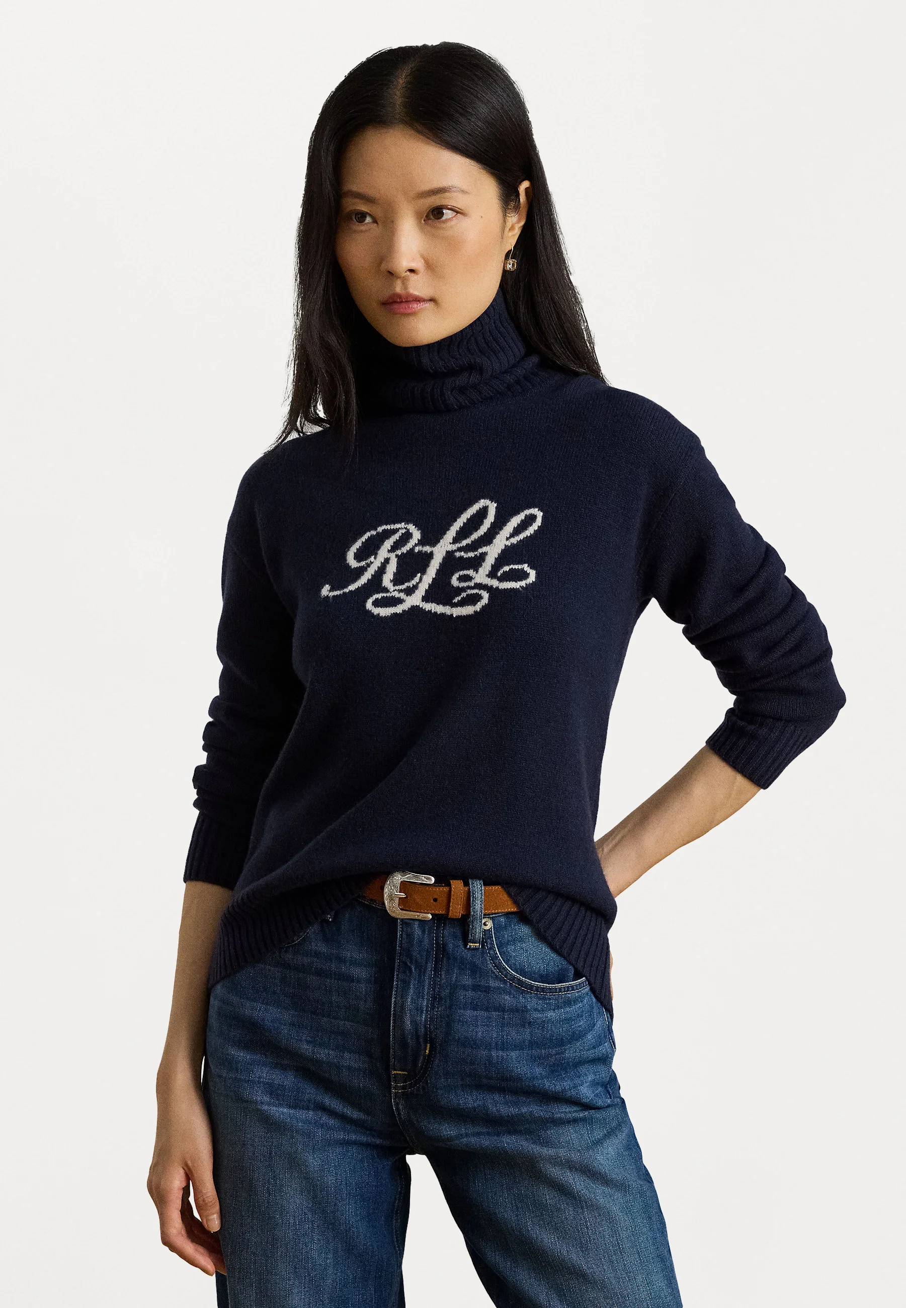 Cashmere Long Sleeve Pullover Sweater