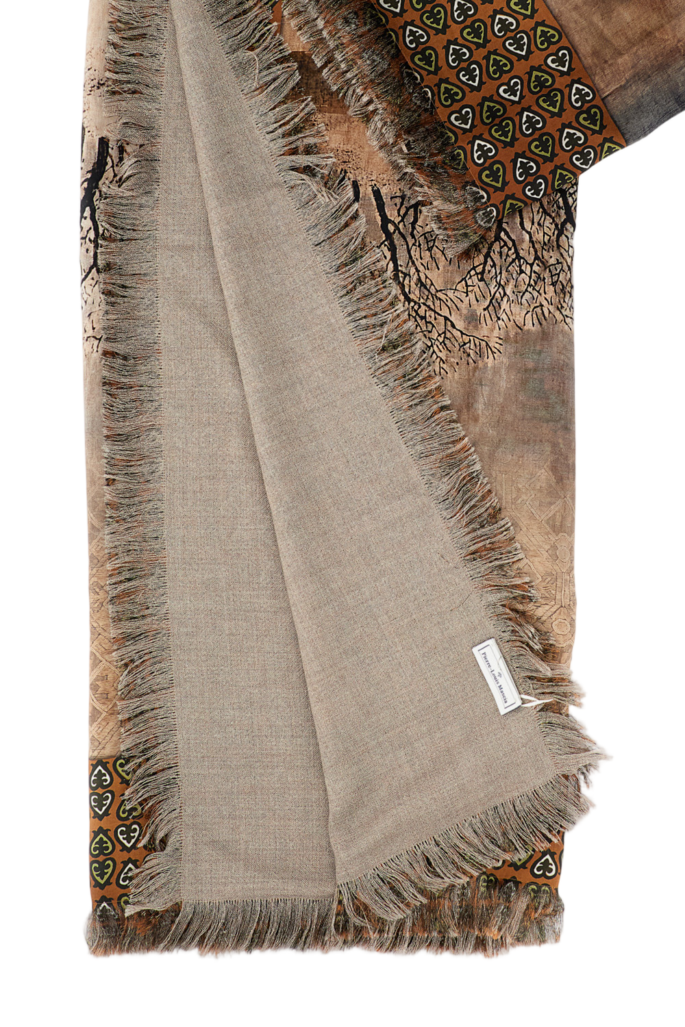 Multicolour Scarf With Pattern And Soft Fabric