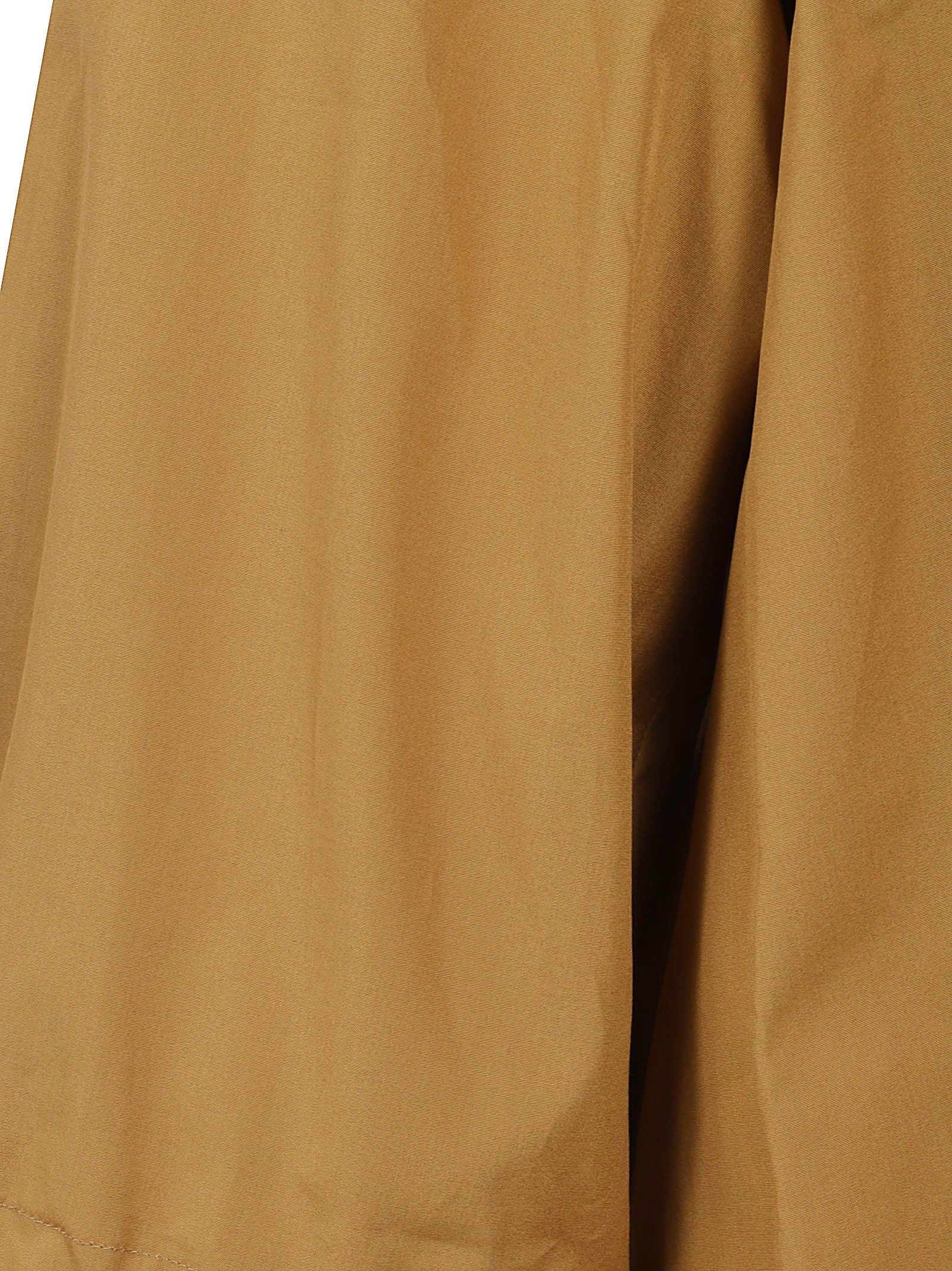 Relaxed Fit Brown Cotton Shirt with 3/4 Sleeves and Classic Collar
