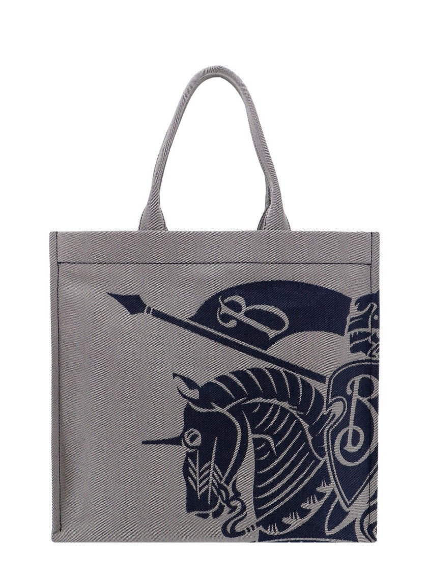 Structured Grey Tote Bag