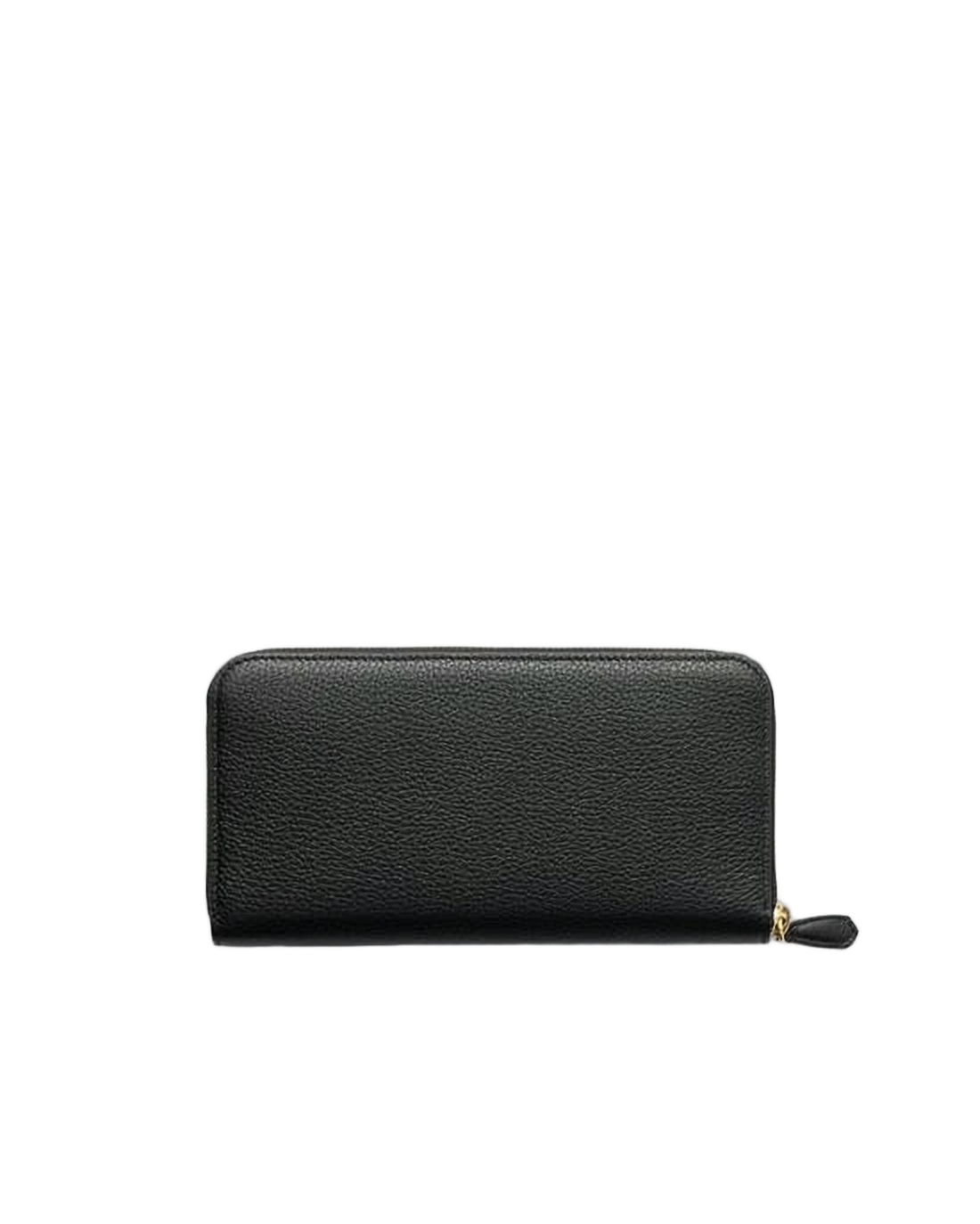 Textured Calf Leather Long Wallet