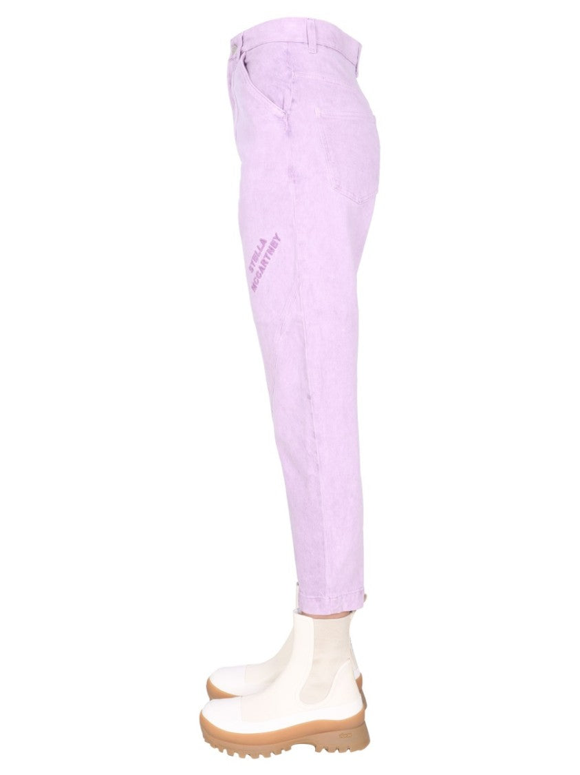 Relaxed Fit Pink Jeans