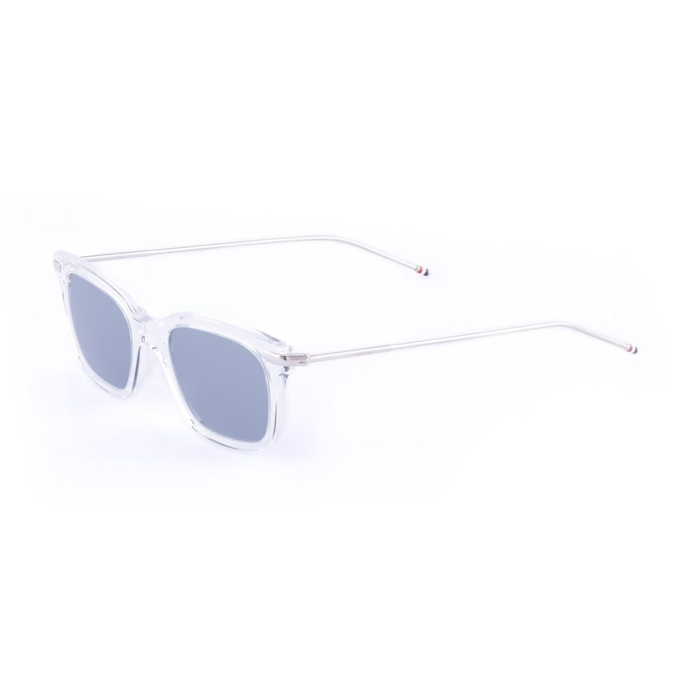 Softly Rectangular Crystal Acetate Sunglasses With Silver-Tone Temples Ues701A - G0003