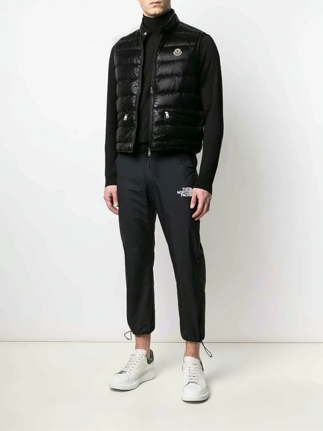 Horizontal Quilted Sleeveless Vest