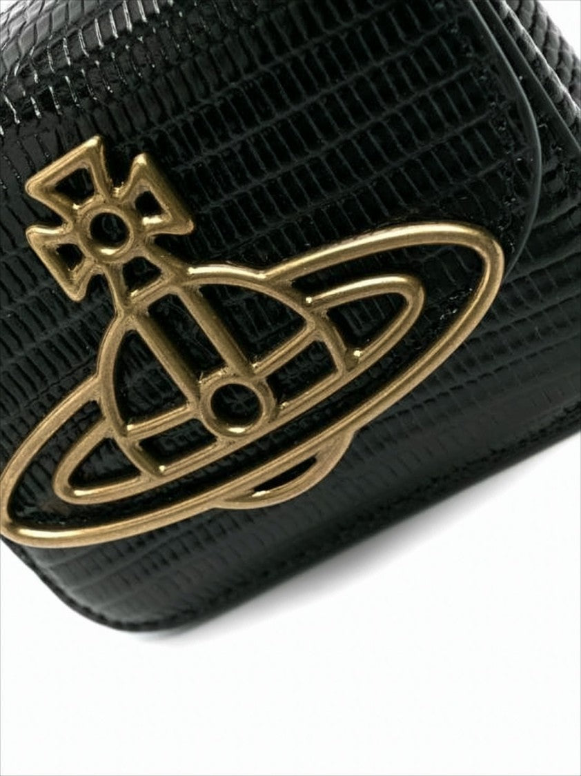 Structured Black Tote Bag with Crocodile-Like Pattern